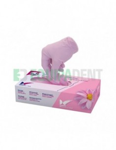 GUANTES NITRILO ROSA...