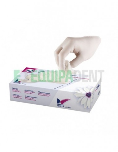 GUANTES NITRILO BLANCO MEDICALINE