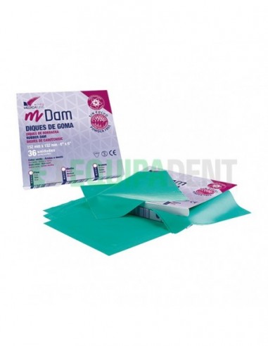 DIQUE GOMA VERDE MEDICALINE