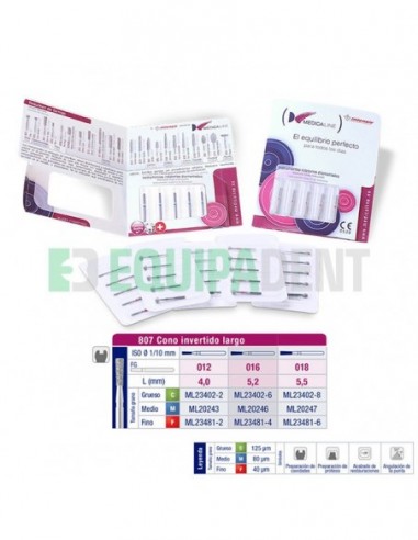 FRESAS DIAMANTE 807 CONO INVERTIDO...