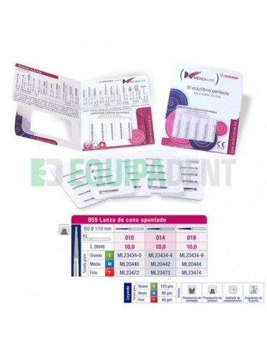 FRESAS DIAMANTE 955 LANZA REDONDEADA...