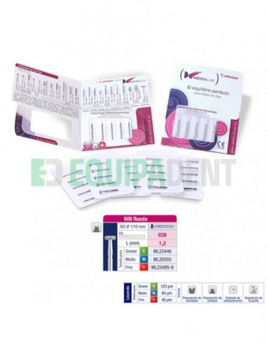 FRESAS DIAMANTE 909 RUEDA FG MEDICALINE