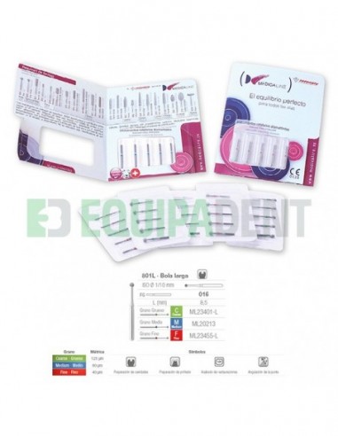 FRESAS DIAMANTE 801L BOLA LARGA FG...