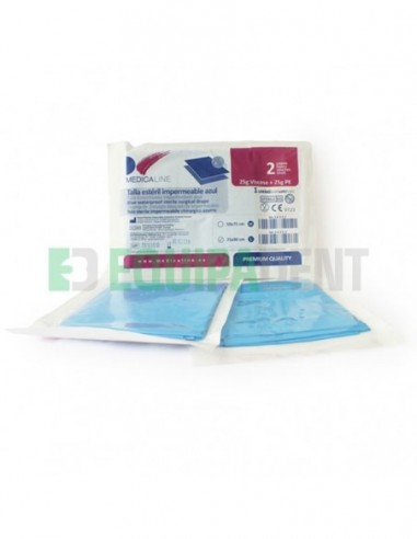 TALLAS ESTERILES AZULES 75X90
