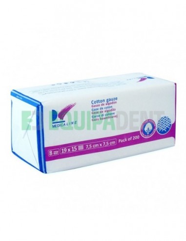 GASAS 7.5X7.5 NO ESTERIL MEDICALINE