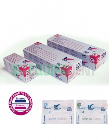 BOLSAS ESTERILIZACION AUTOADHESIVAS 9X23