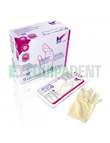 GUANTES ESTERILES DE LATEX SIN POLVO