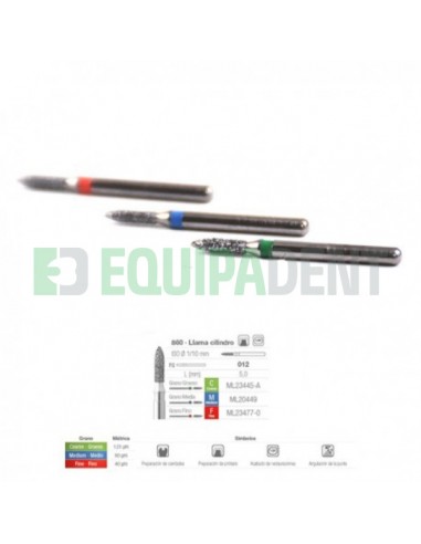 FRESAS DIAMANTE 860 LLAMA CILINDRO FG...