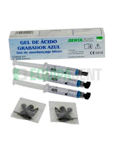 GEL ACIDO GRABADOR AZUL 37% DENTAFLUX