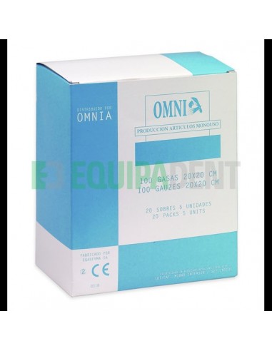 GASA ESTERIL OMNIA 20x20cm